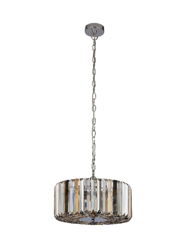 Dimmbare Design Hängelampe „Chapeau“ aus Kristall Searchlight