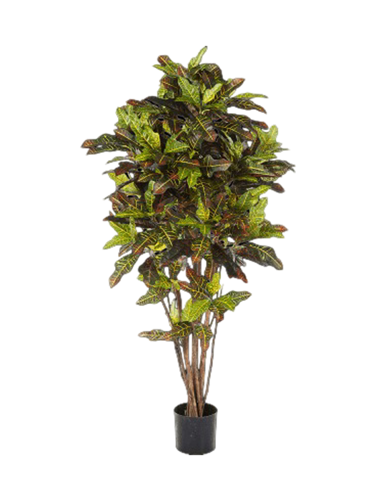 Lebensechte Kunstpflanze „Croton Exellent Bush“, verschiedene Grössen Baq Design