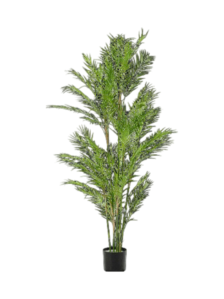 Lebensechte Kunstpflanze „Palme Chamaedorea“, verschiedene Grössen Baq Design