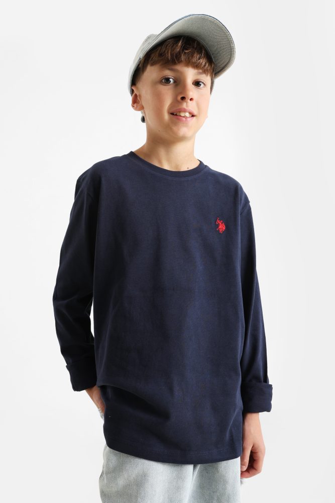 U.S. Polo Assn. Langarmshirt - Navy 16 Kids