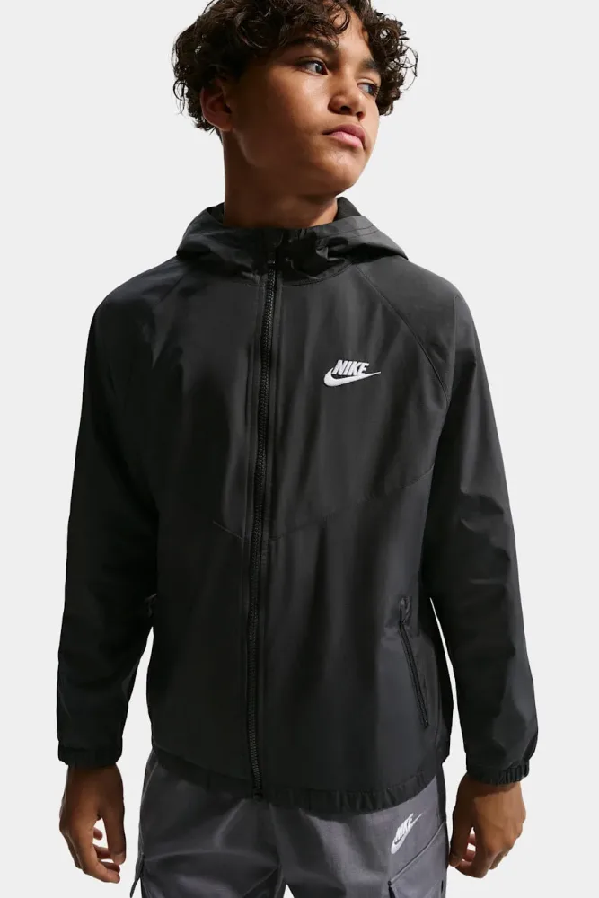 Nike Windbreaker - Black L Kids
