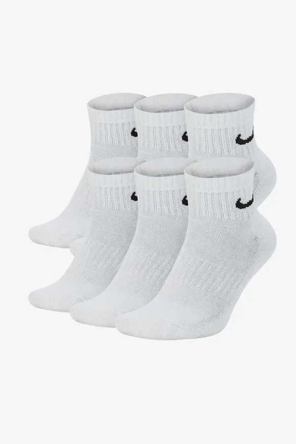 Nike Sechserpack Socken - Weiss EU42-46