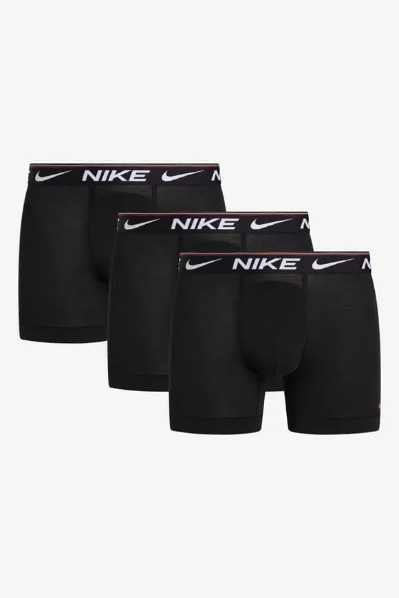 Nike Dreierpack Boxershorts - Black S Herren