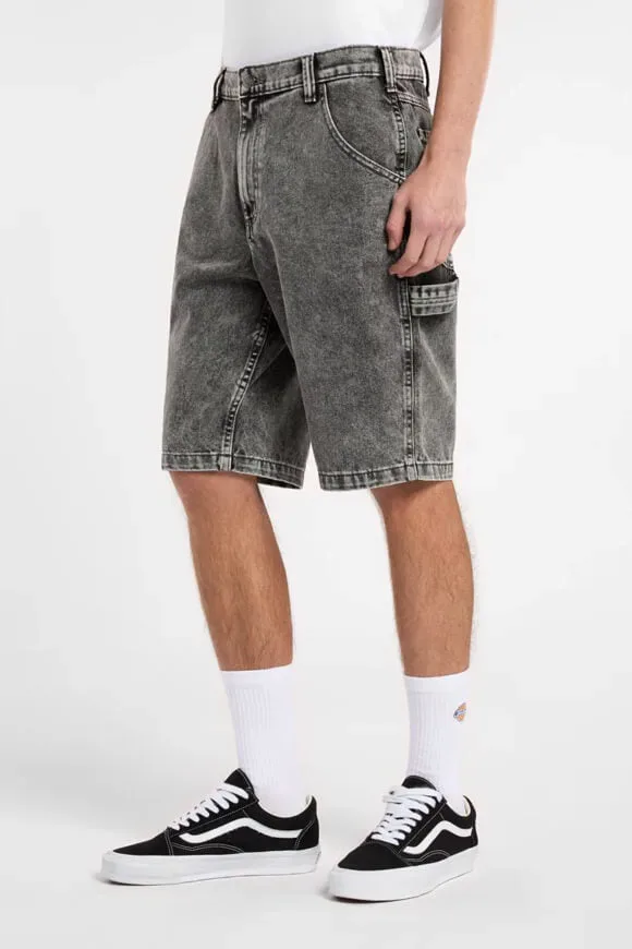 Dickies Garyville Jeansshorts - Light Gray Wash 29 Herren