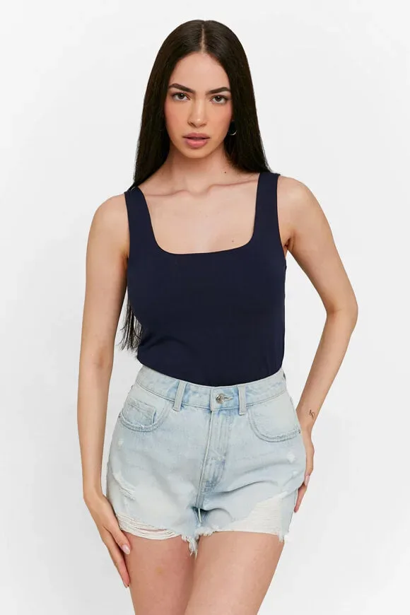 Tally Weijl Mom Fit Jeanshorts - Light Blue Denim 34 Damen