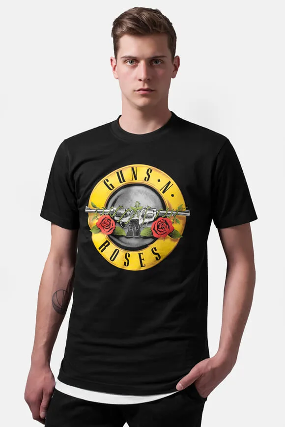 Mister Tee T-Shirt - Black + Yellow M Herren