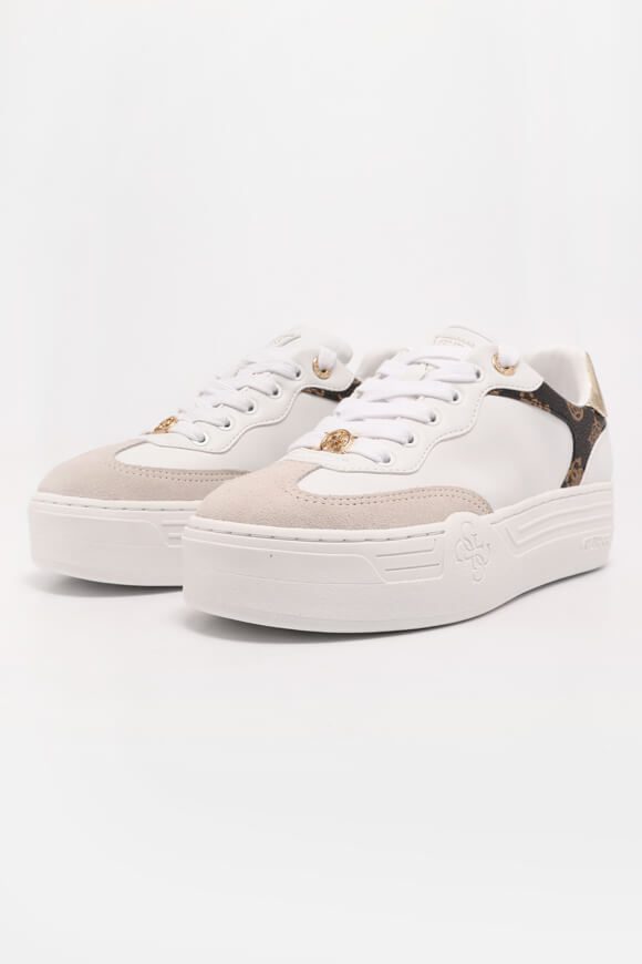 Guess Swole Plateau Sneaker - White EU38 Damen