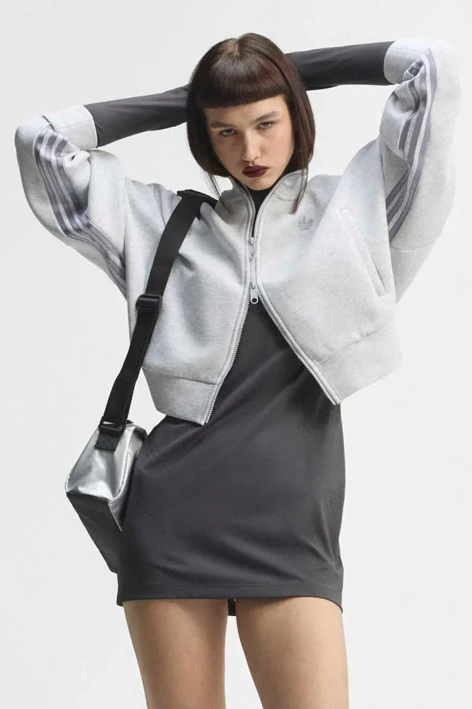 Adidas Originals Spacer Sweatjacke - Light Grey Heather S Damen