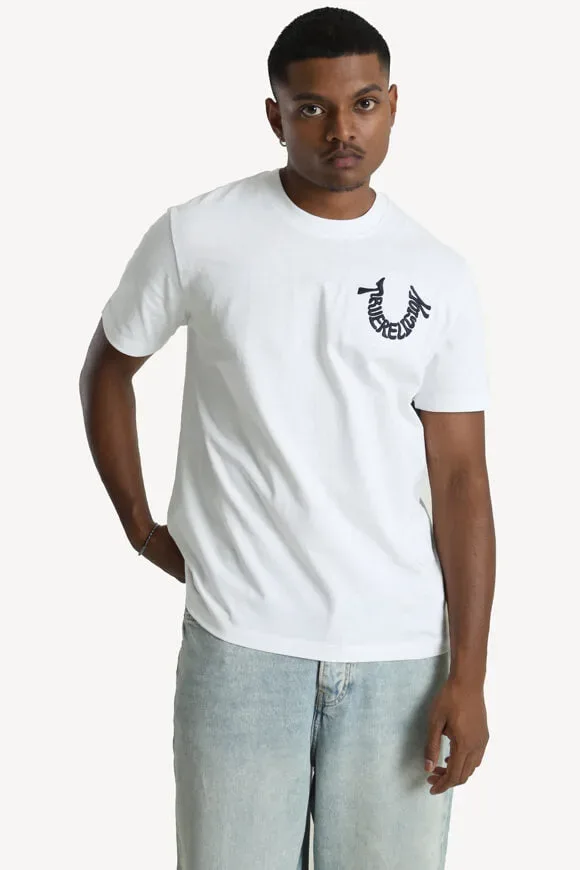 True Religion T-Shirt - Optic White S Herren