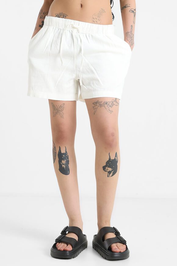 Only Caro Leinenshorts - Cloud Dancer XS Damen