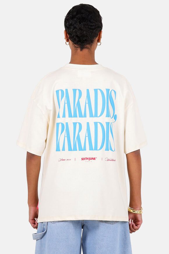 Sixth June Oversize T-Shirt - Cream S Damen