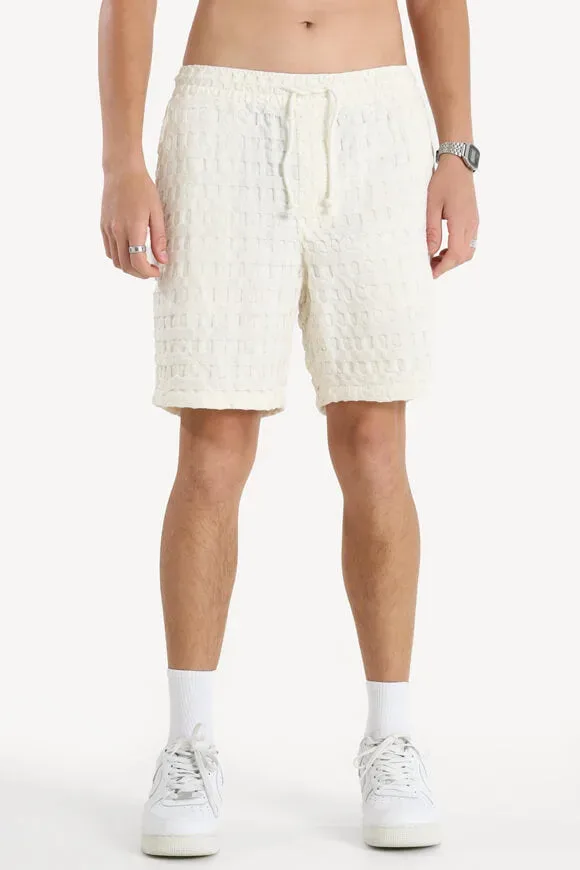 Only & Sons ONSTEL Strukturierte Stoffshorts - Egret M Herren