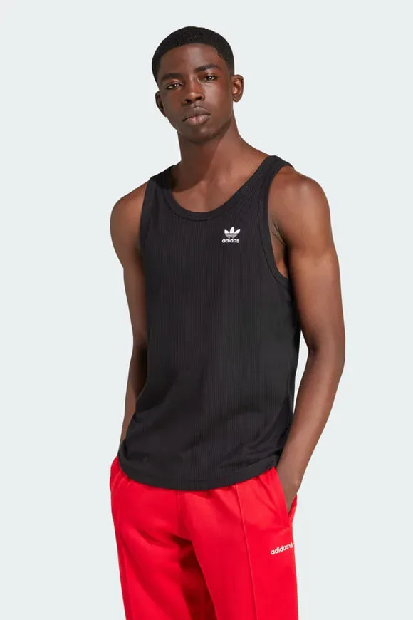 Adidas Originals Essentials geripptes Tanktop - Black M Herren