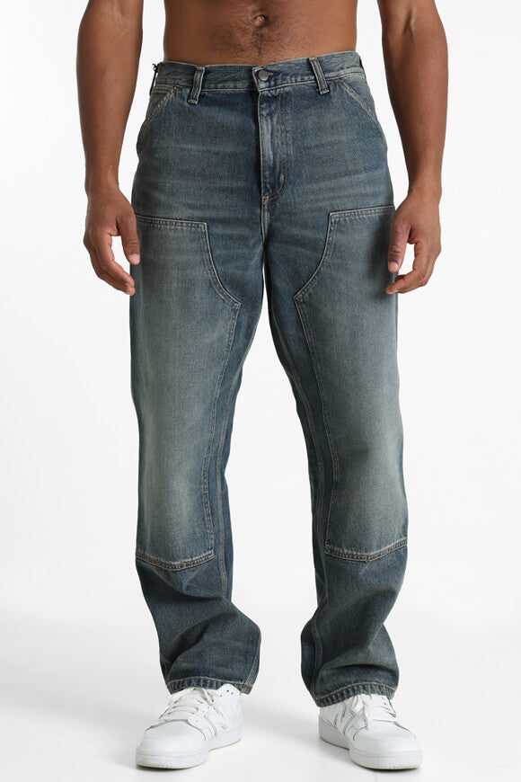 Carhartt WIP Double Knee Relaxed Straight Fit Jeans - Blue 31/32 Herren