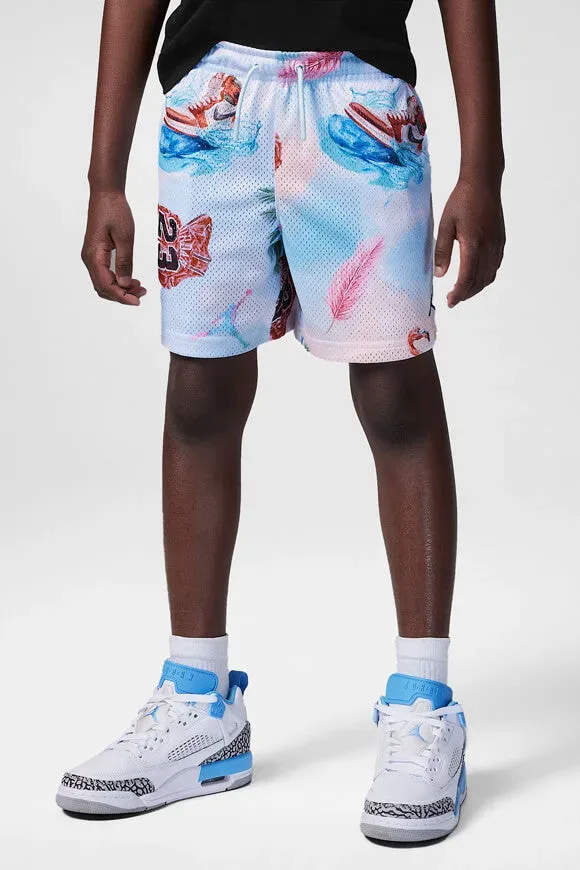 Jordan Mesh Shorts - Sail + Glacier Blue L Kids