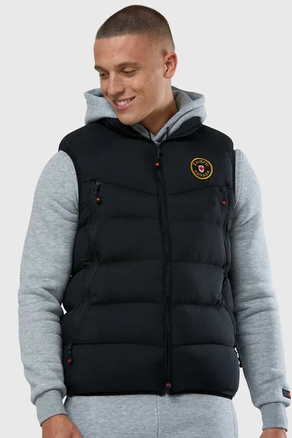 Zavetti Canada Malzini Puffergilet - Jet Black M Herren