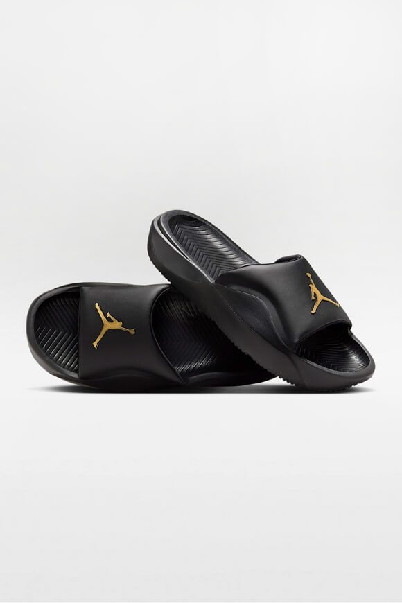 Jordan Franchise Pantoletten - Black + Metallic Gold EU42.5 Herren