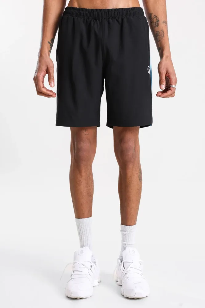 Sergio Tacchini Goccla Trainingsshorts - Black + Baltic Sea L Herren