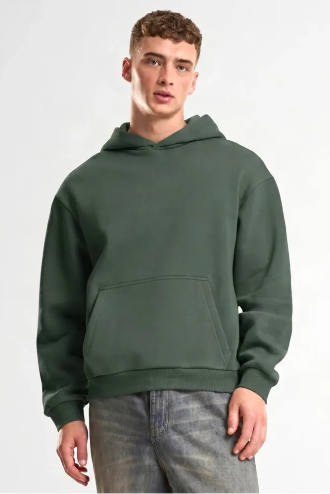 Urban Classics Fluffy Kapuzensweatshirt - Forest S Herren