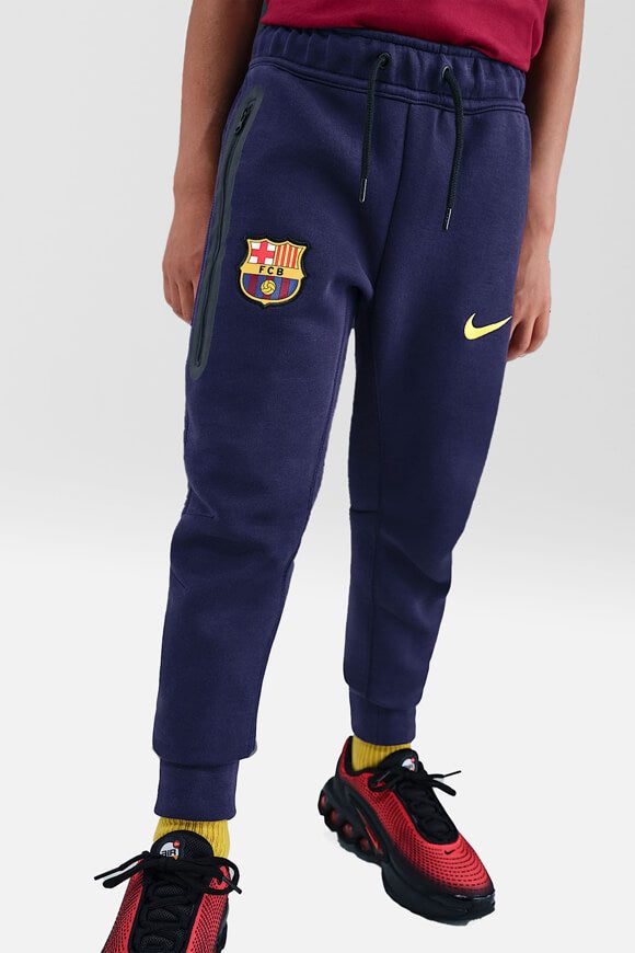 Nike FC Barcelona Tech Fleece Sweathose - Imperial Purple M Kids
