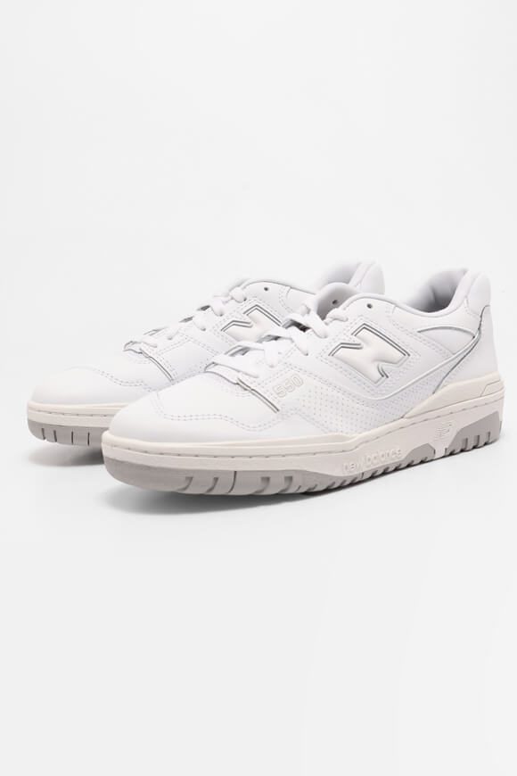 New Balance 550 Core Sneaker - White + Light Grey EU42 Herren