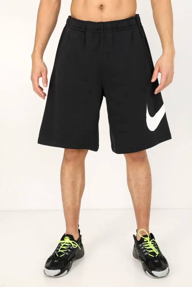 Nike Sportswear Club Graphic Sweatshorts - Black M Herren