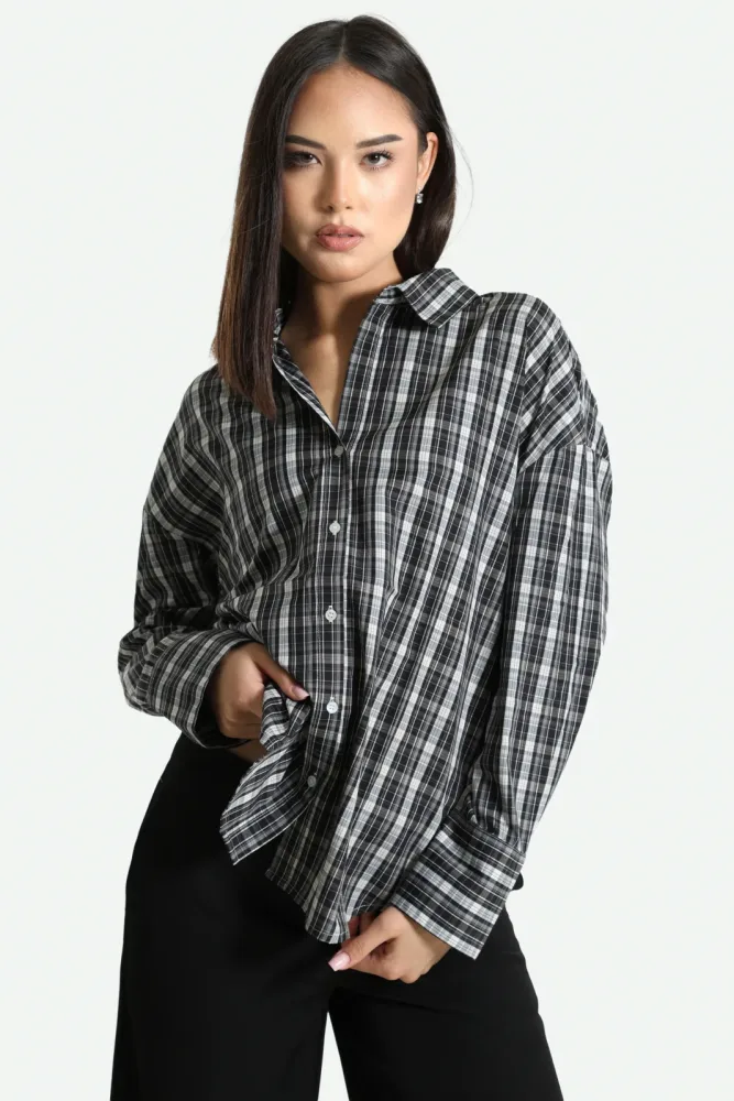 Only ONLREGON langes Hemd - Black XS Damen