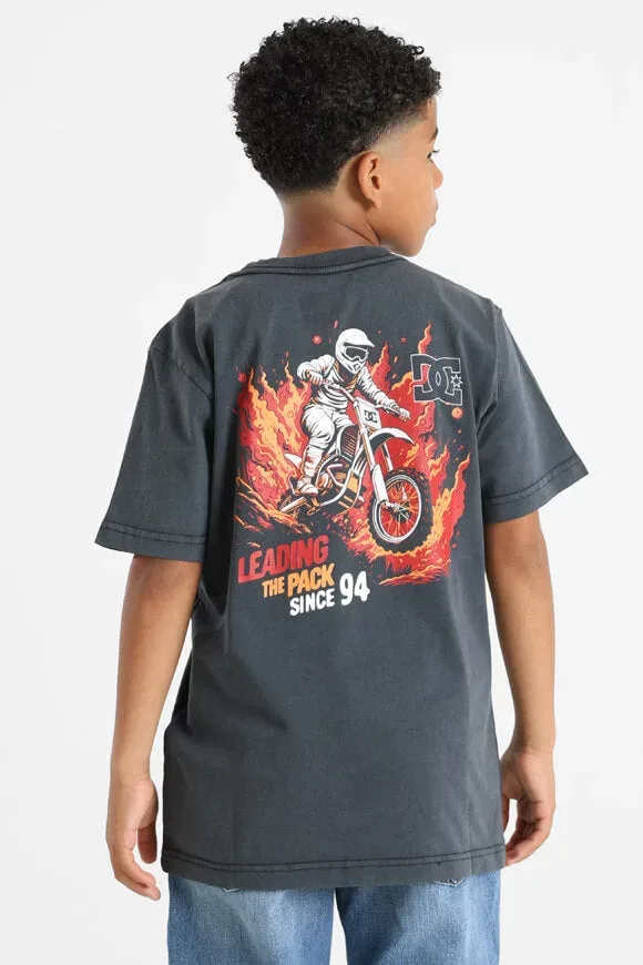 DC Leading The Pack t-shirt - Black Acid L Kids
