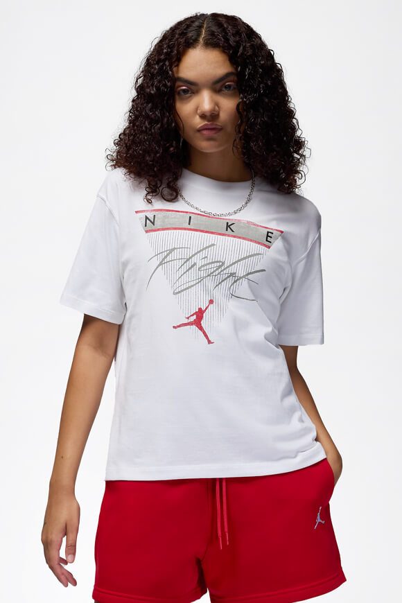 Jordan Flight Heritage Oversize T-Shirt - White XS Damen