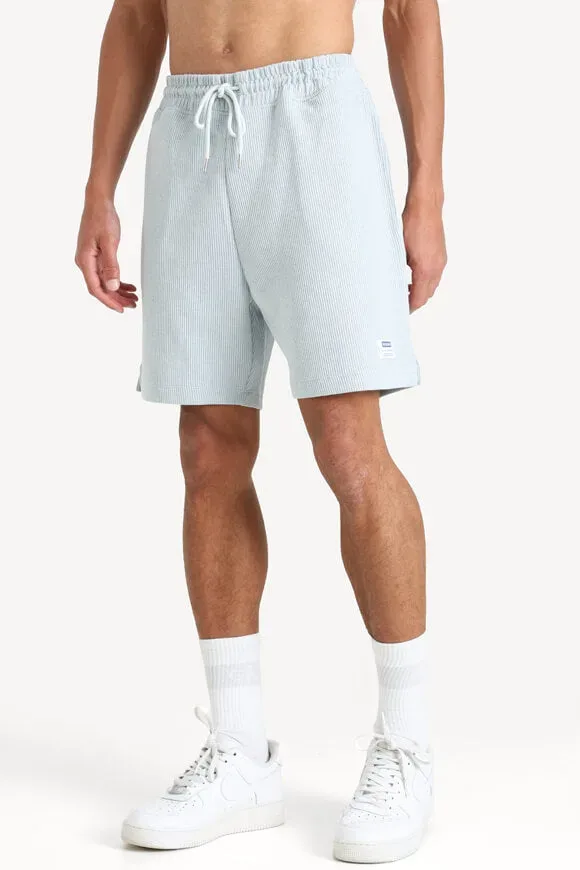 Hugo Blue Shorts aus Waffelstoff - Light Blue L Herren