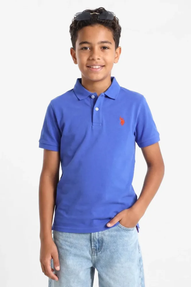 U.S. Polo Assn. Poloshirt - Royal Blue 14 Kids