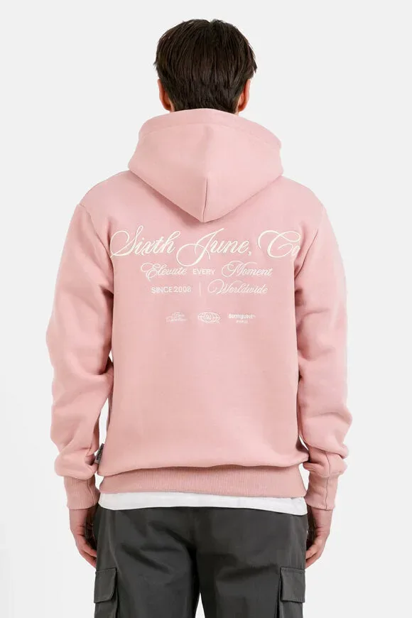 Sixth June Kapuzensweatshirt - Pink L Herren