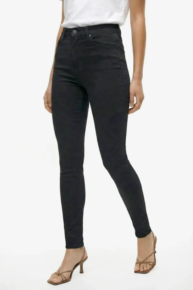 TOPSHOP TSJONI Skinny Fit jeans L30 - Black Denim 25/30 Damen