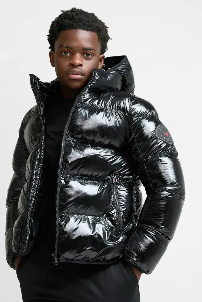 Zavetti Canada Palzino Pufferjacke in Glanz-Optik - Black L Kids