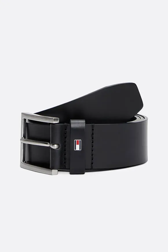 Tommy Hilfiger Ledergürtel - Black 90 Herren
