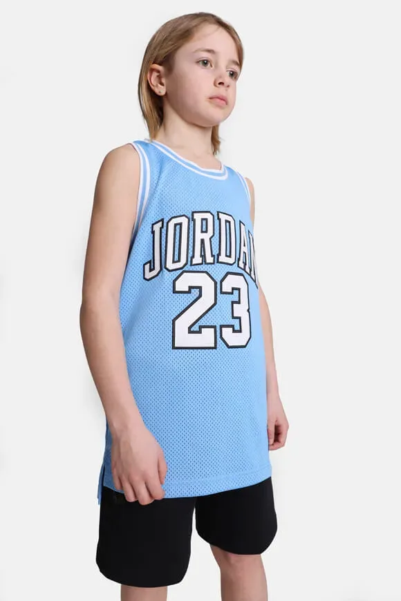 Jordan Mesh Tanktop - University Blue + White L Kids