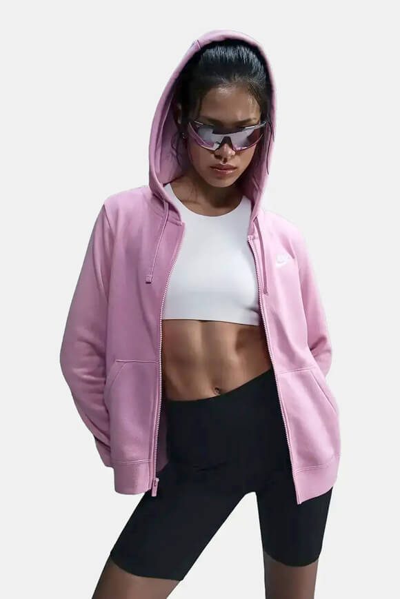 Nike Kapuzensweatjacke - Beyond Pink M Damen