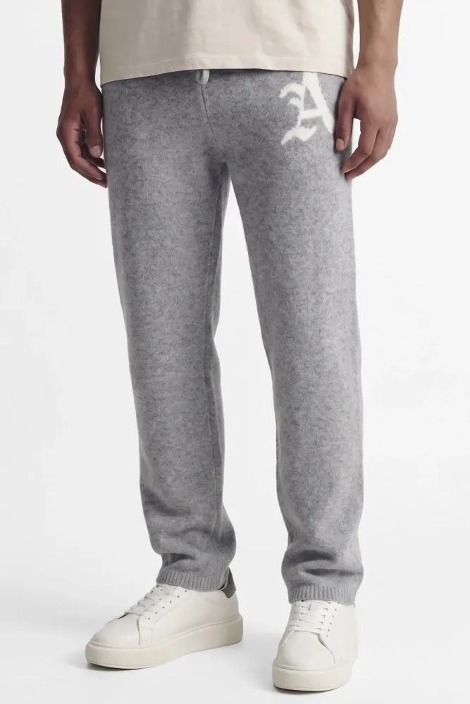 Jack & Jones JPSTBILL Strickhose - Light Grey Melange L Herren
