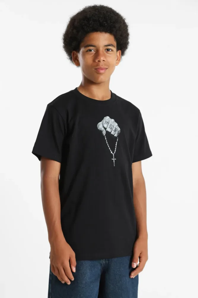 Mister Tee T-Shirt - Black 134-140 Kids