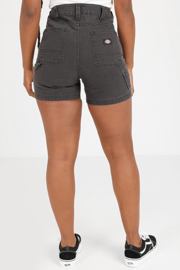 Dickies High Waist Jeansshorts - Schwarz 26 Damen