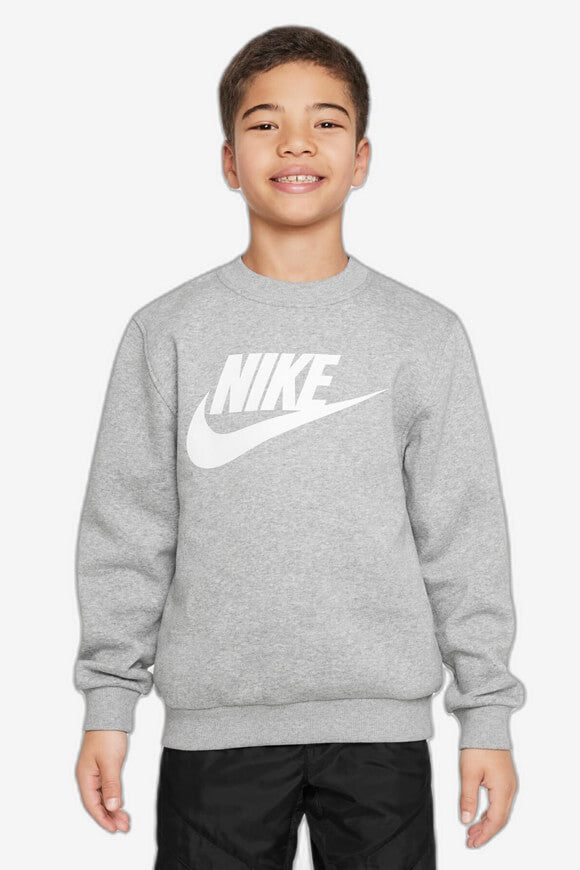 Nike Sportswear Club Fleece Sweatshirt - Grey Heather M Kids