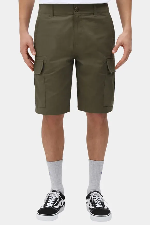 Dickies Millerville Cargoshorts - Military Grün 28 Herren