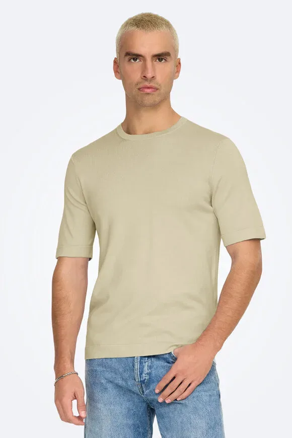 ONLY & SONS Kurzarmpullover 