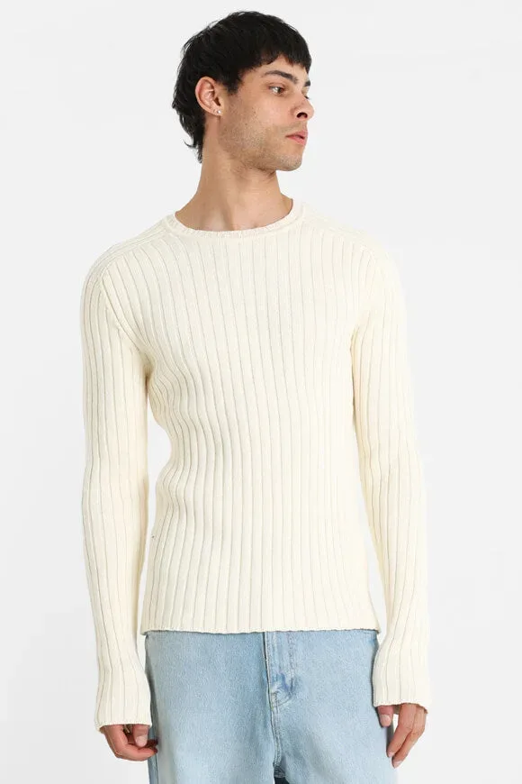 Burocs Strickpullover - Offwhite S Herren