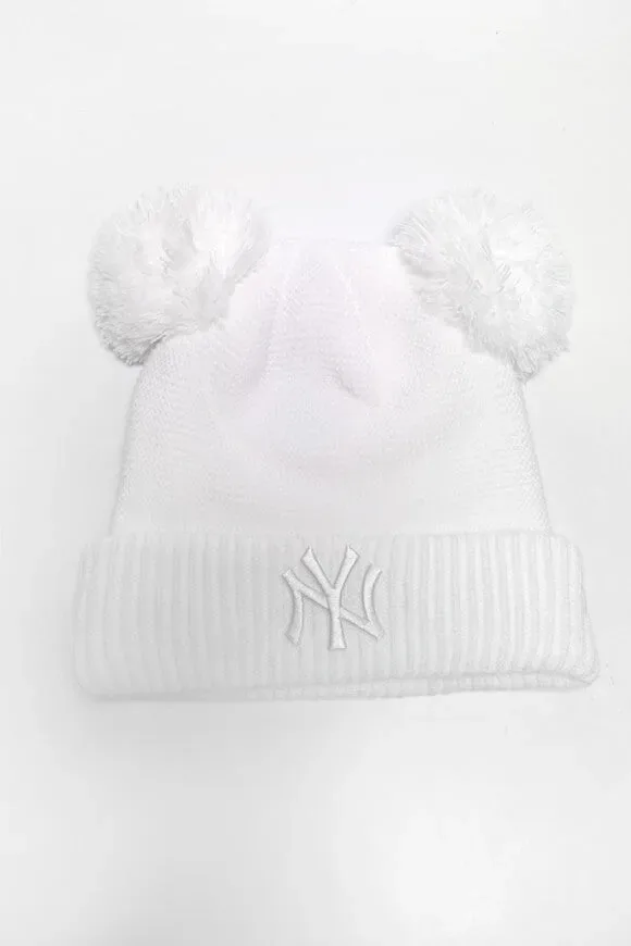 New Era Pom-Beanie - White Einheitsgroesse Damen