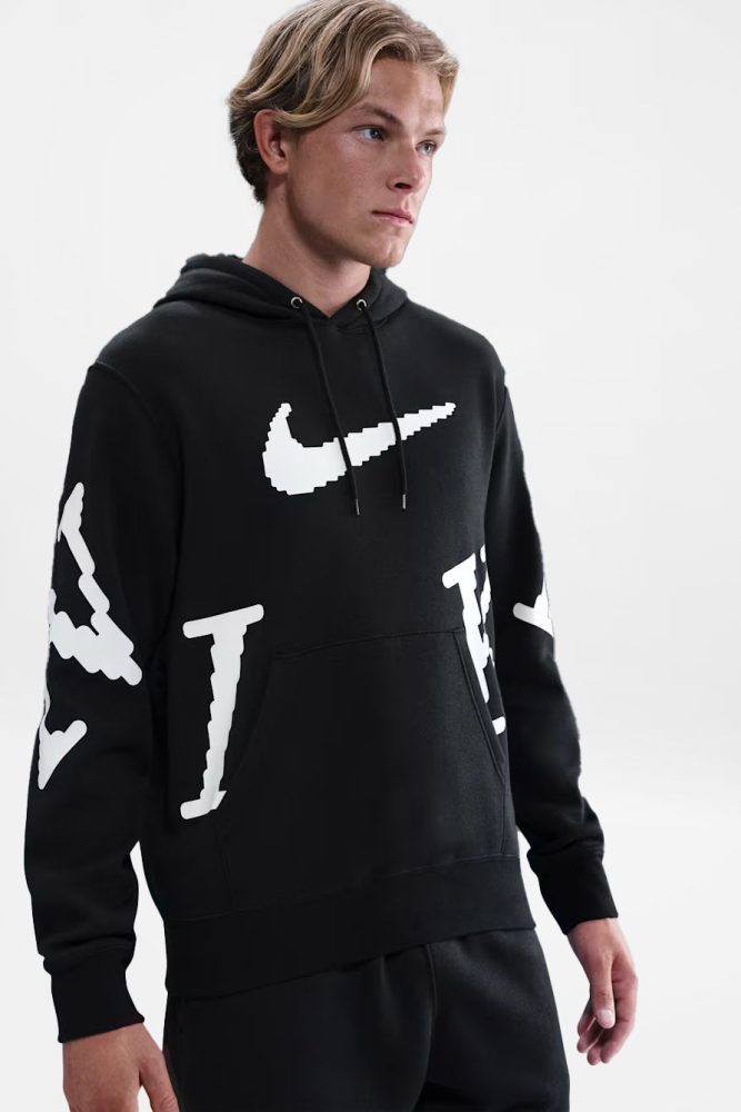 Nike Sportswear Club Fleece Kapuzensweatshirt - Black L Herren