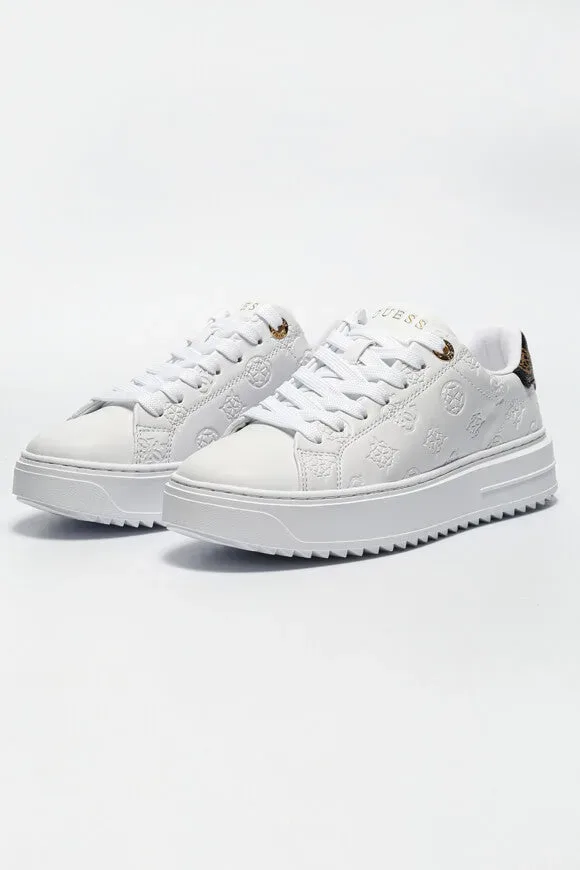 Guess Denesa Plateau Sneaker - White EU36 Damen