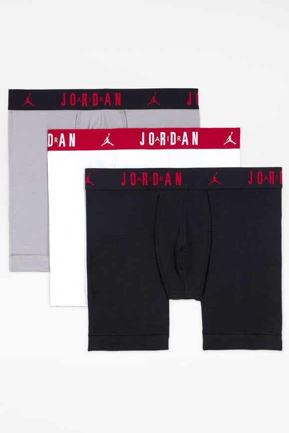 Jordan Air Dreierpack Boxershorts - Black + White M Herren