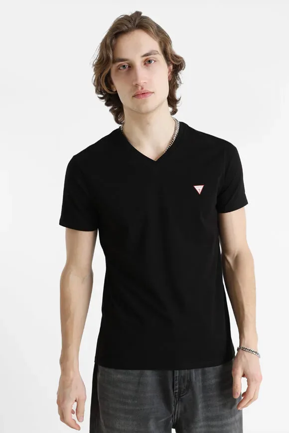 Guess T-Shirt - Jet Black M Herren