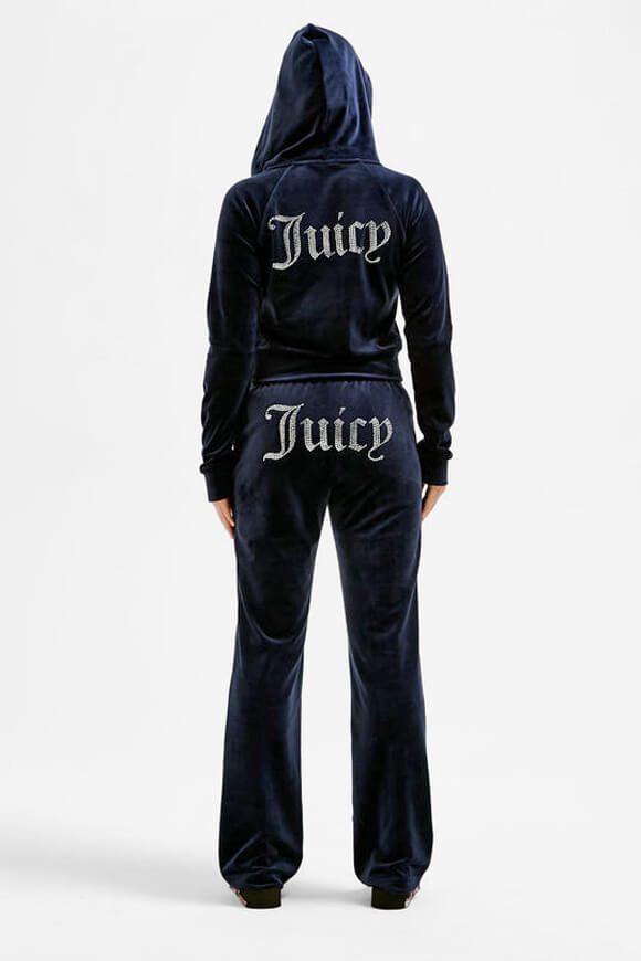 Juicy Couture Tina Samt Hose - Night Sky XS Damen